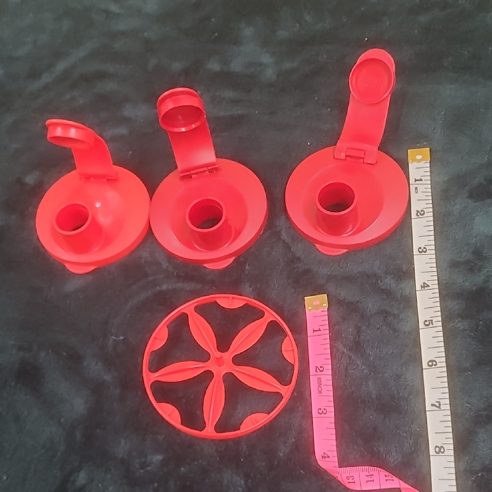 Tupperware Red Coffee & Tea Accessories Set